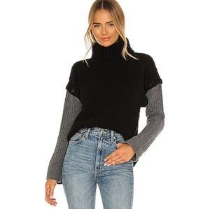 Equipment Aluine Layered Wool-Blend Turtleneck Sweater